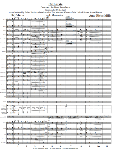 Catharsis Concerto for Bass Trombone (Version with Orchestra)